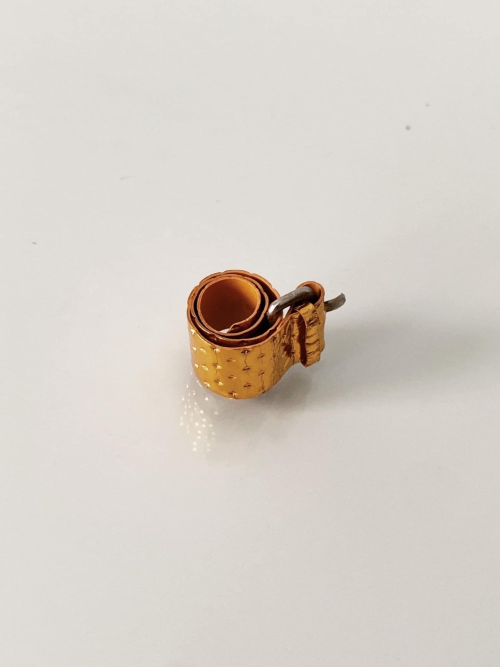 Vintage Barbie Gold Dimpled Belt